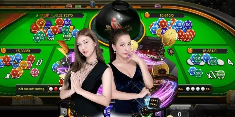 Giao diện đầy thu hút của game xóc đĩa Vin777